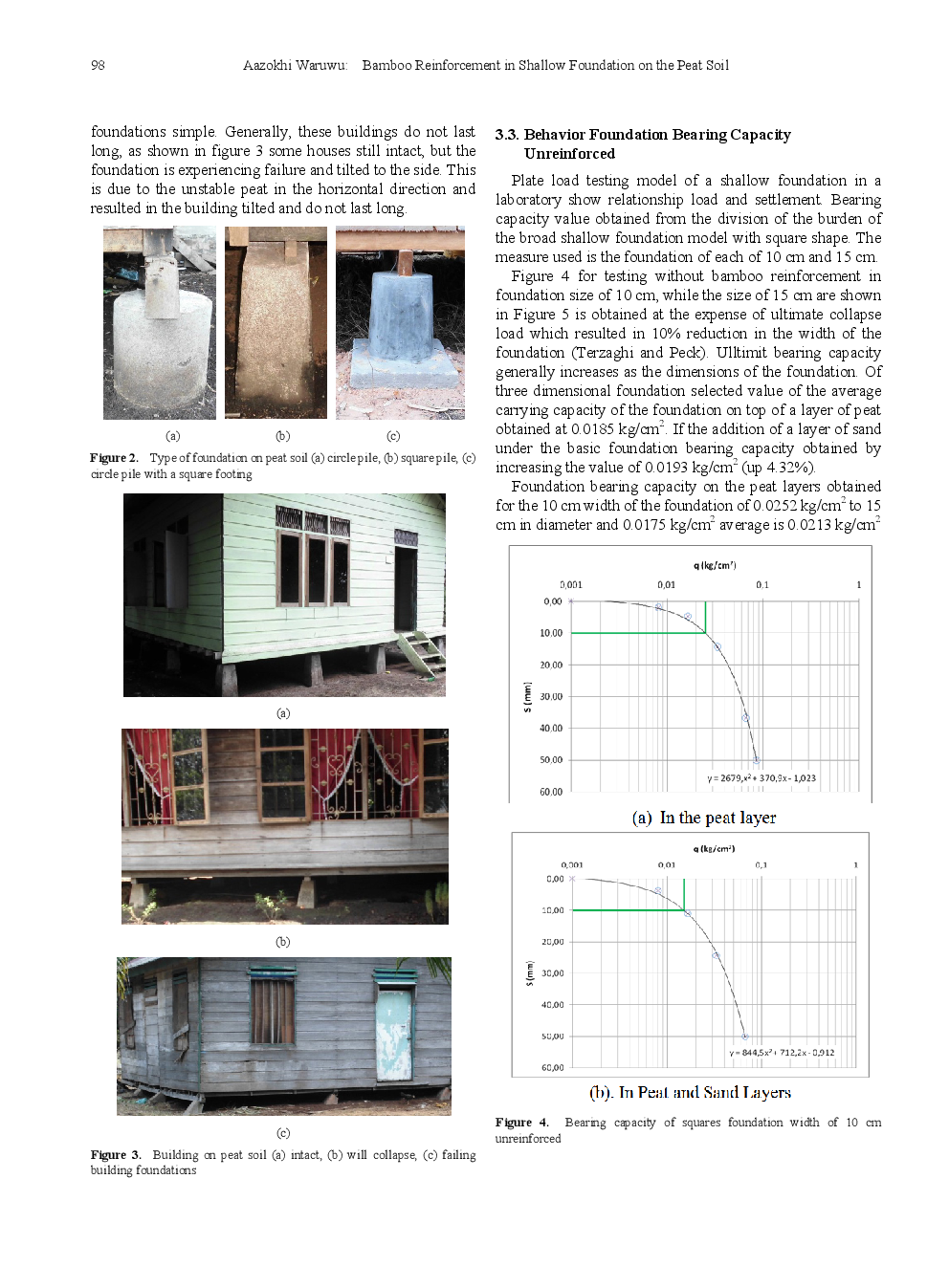 Bamboo Reinforcement In Shallow Foundation On The Peat Soil - Page 4