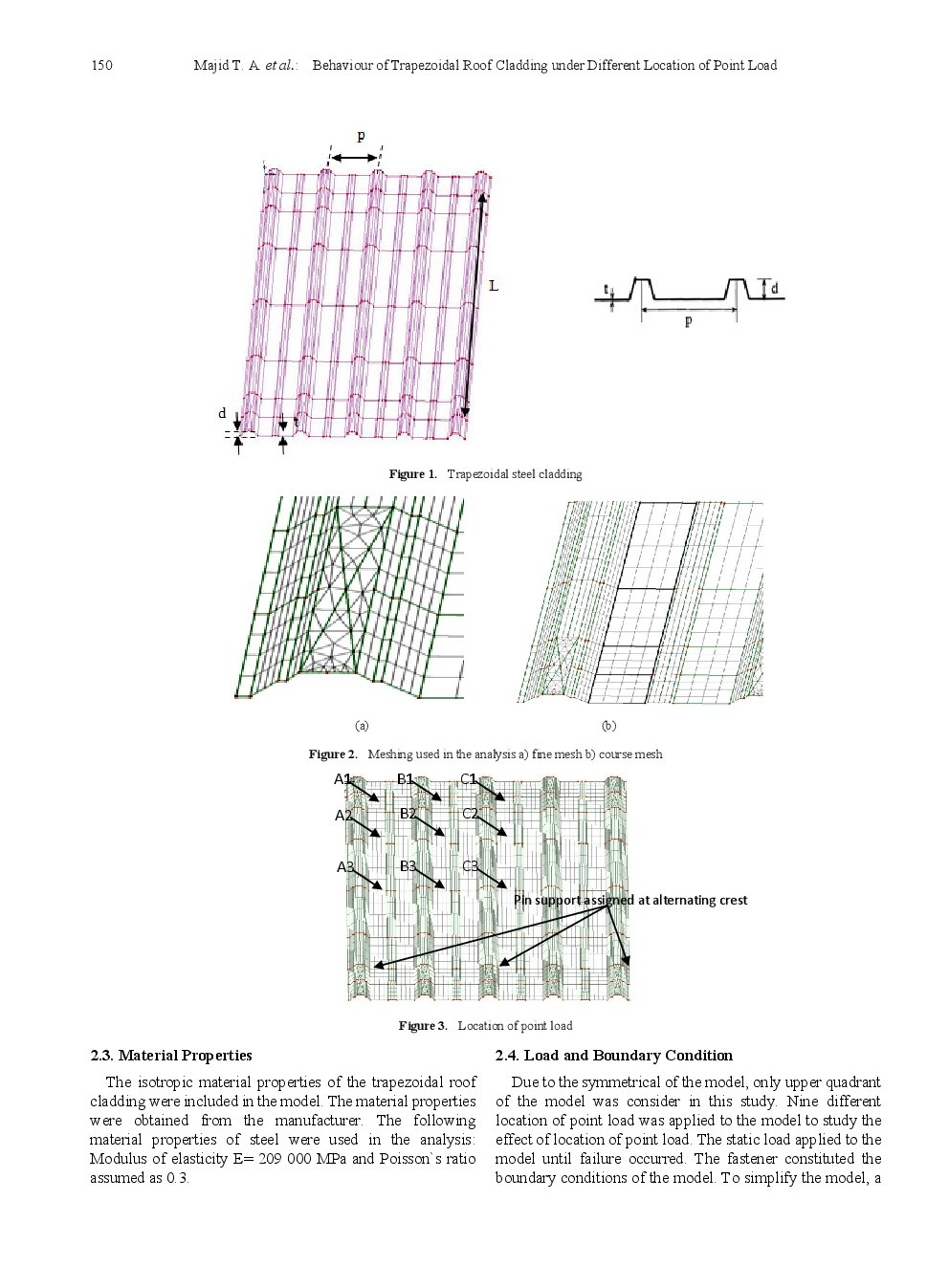 Behaviour Of Trapezoidal Roof Cladding Under Different Location Of Point Load - Page 3