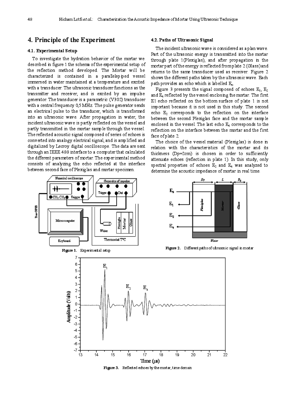 Characterization The Acoustic Impedance Of Mortar Using Ultrasonic Technique - Page 4
