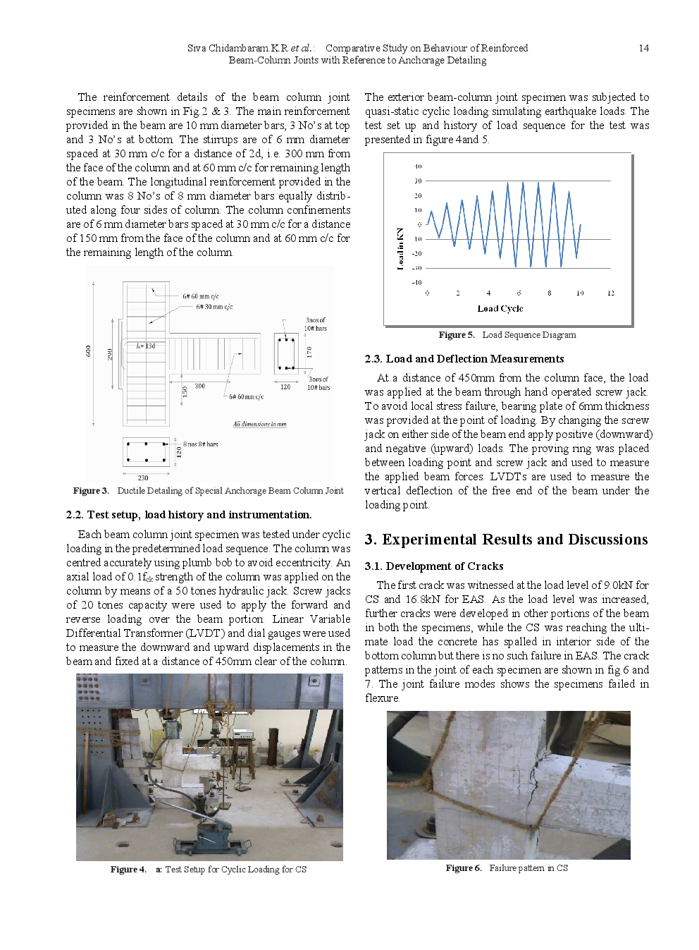 Comparative Study On Behaviour Of Reinforced Beam-Column Joints With Reference To Anchorage Detailing - Page 4