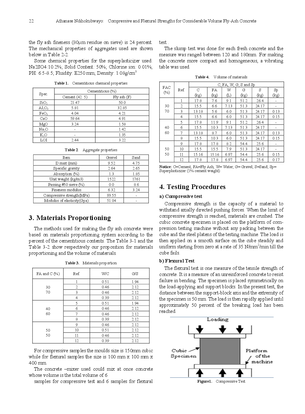 Compressive And Flexural Strengths For Considerable Volume Fly-Ash Concrete - Page 3