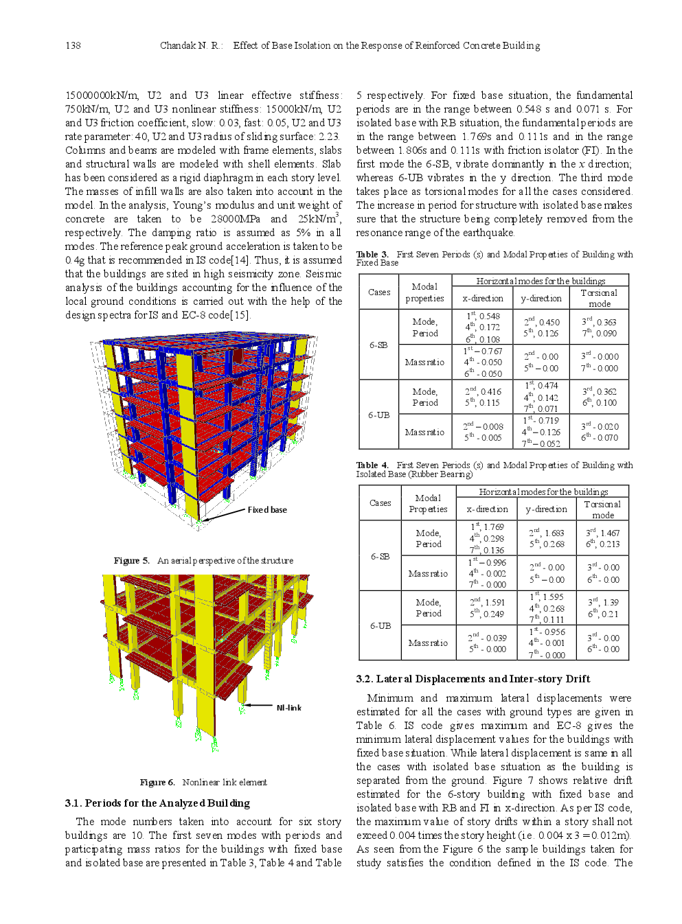 Effect Of Base Isolation On The Response Of Reinforced Concrete Building - Page 5