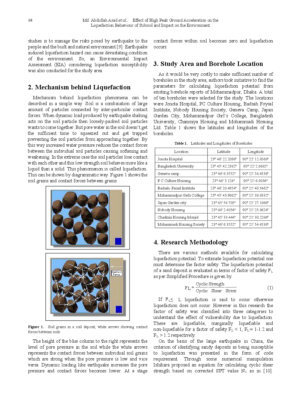 Effect Of High Peak Ground Acceleration On The Liquefaction Behaviour Of Subsoil And Impact On The Environment - Page 3