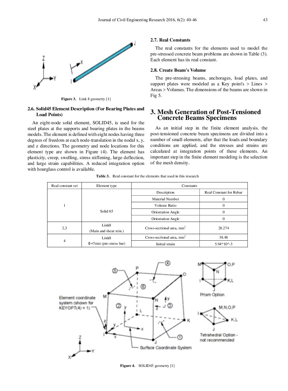 Effect Of High Temperature On The Strain Behavior In Post-Tensioning Concrete Beams By Using Finite Element Method (ANSYS Program) - Page 5
