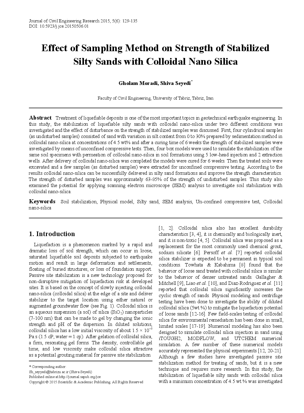 Effect Of Sampling Method On Strength Of Stabilized Silty Sands With Colloidal Nano Silica - Page 2