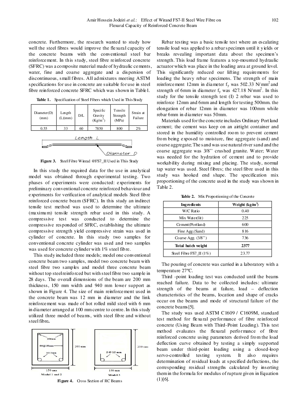Effect Of Wirand FS7-II Steel Wire Fibre On Flexural Capacity Of Reinforced Concrete Beam - Page 4