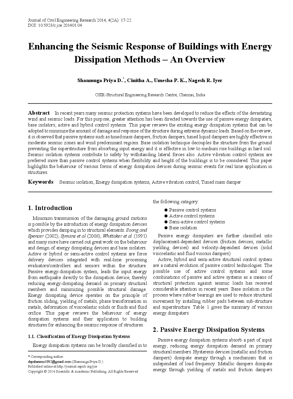 Enhancing The Seismic Response Of Buildings With Energy Dissipation Methods - An Overview - Page 2
