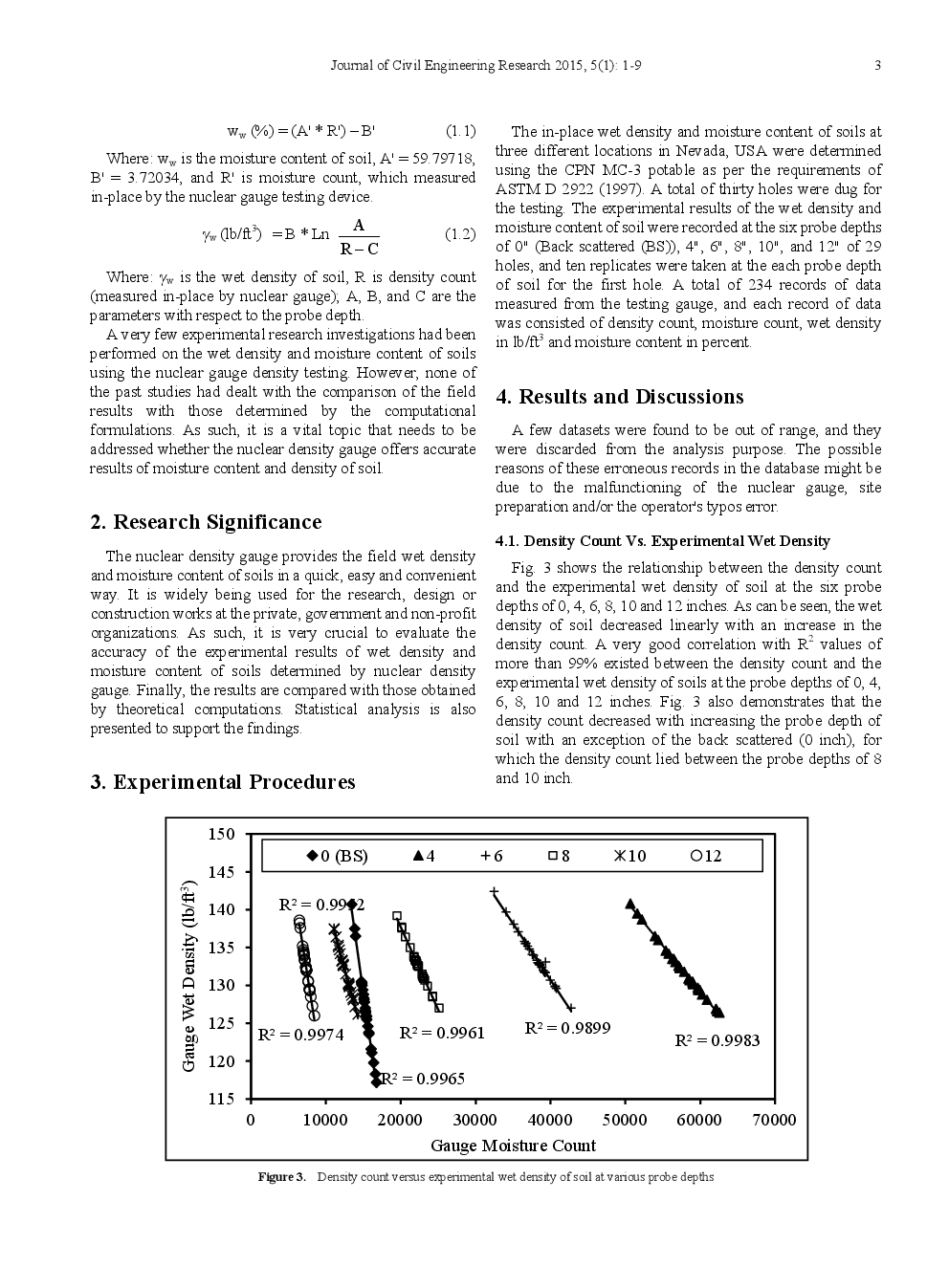 Experimental And Numerical Investigations Of The Moisture Content And Wet Density Of Soils - Page 4