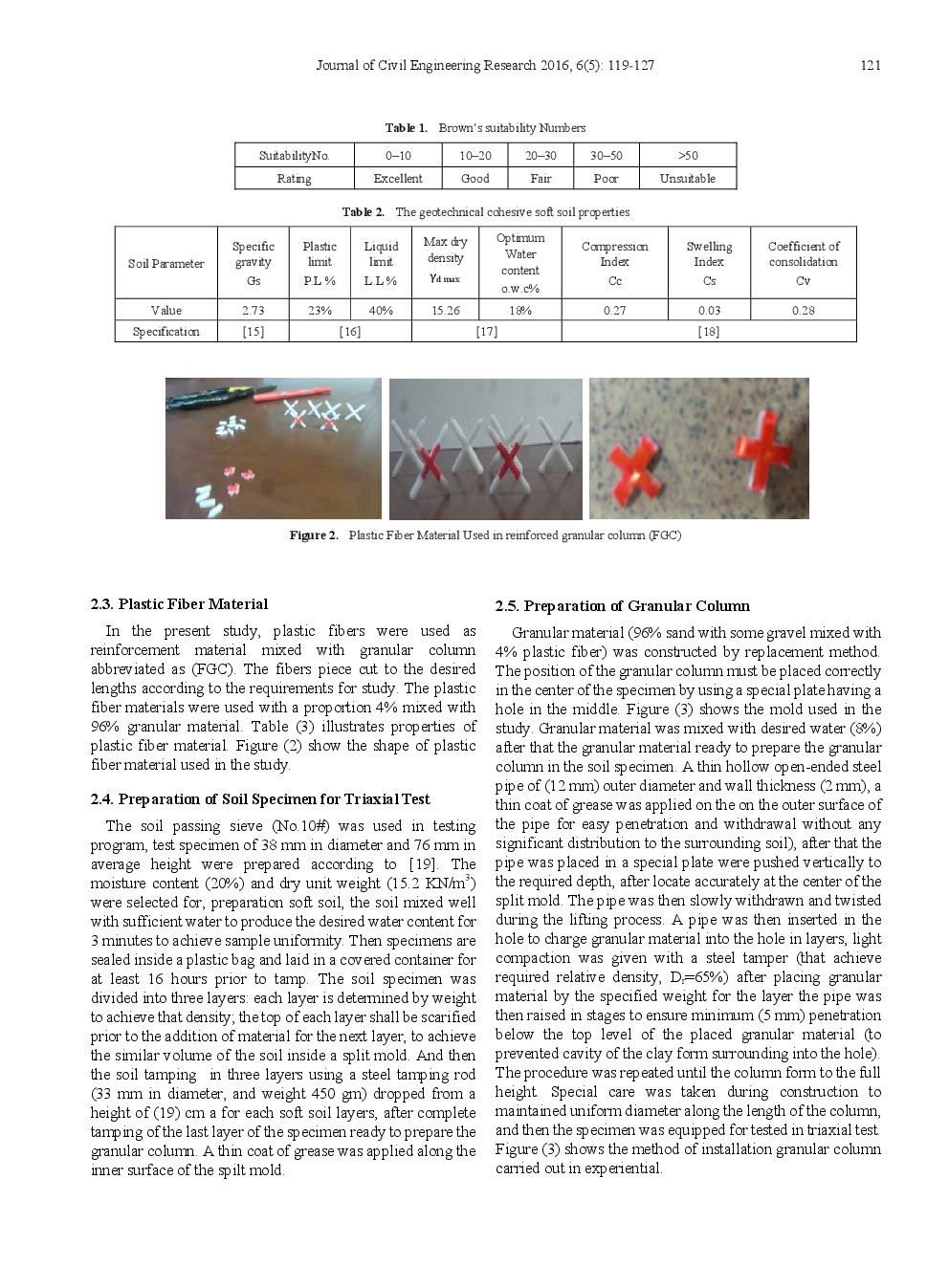 Experimental Study For Granular Column And Fiber Granular Column - Page 4