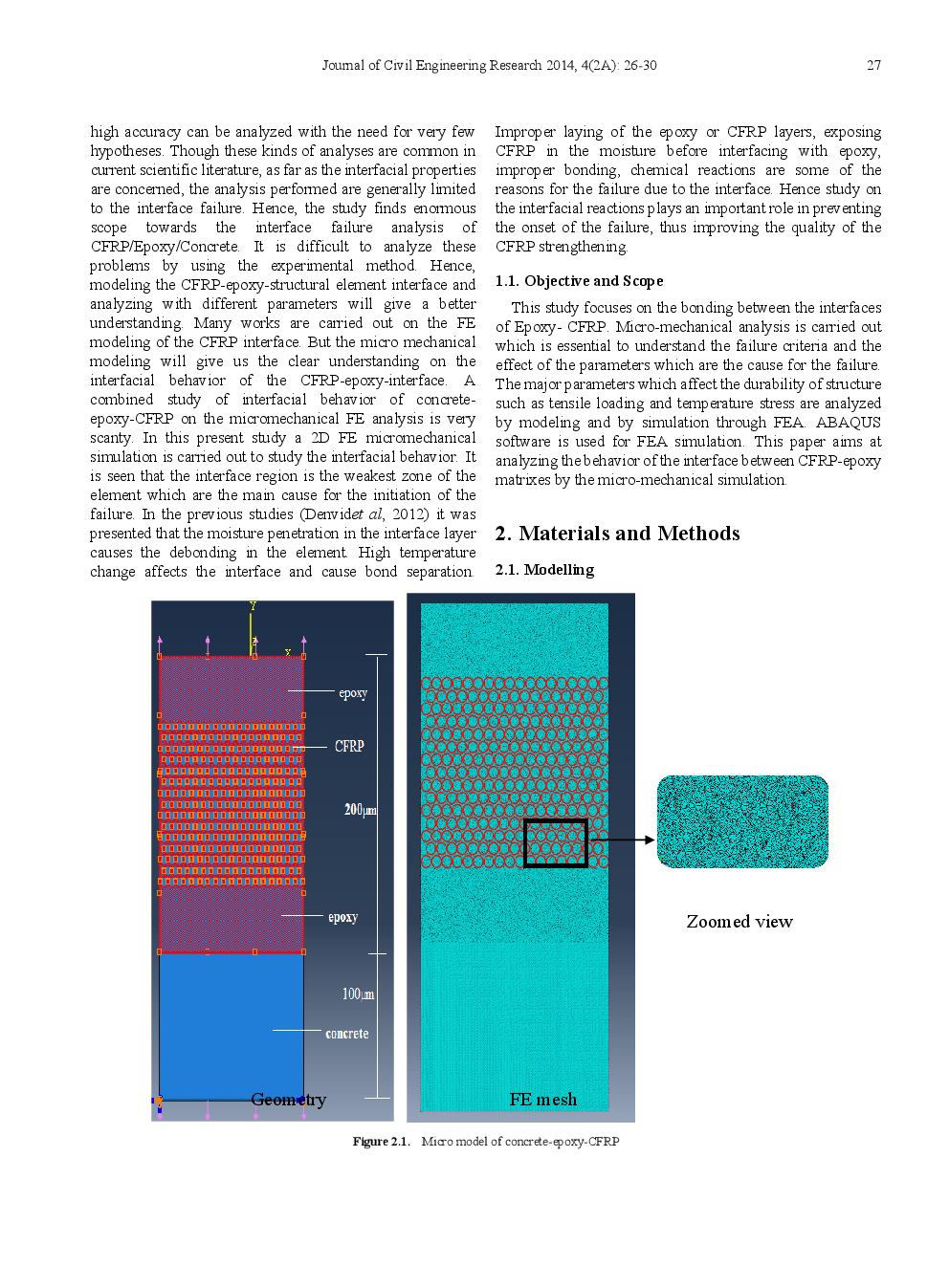 FEA Studies On The Interfacial Behavior Of Epoxy-CFRP Composites - Page 3