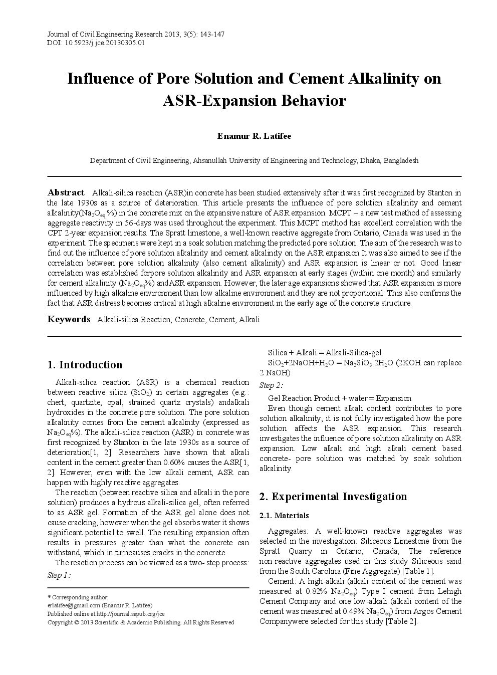 Influence Of Pore Solution And Cement Alkalinity On ASR-Expansion Behavior - Page 2