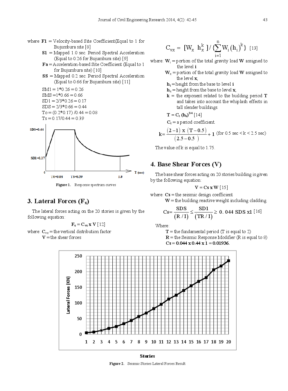 Lateral And Base Shear Forces Acting On 20 Stories Building In Bujumbura City During The Seismic Activity - Page 3