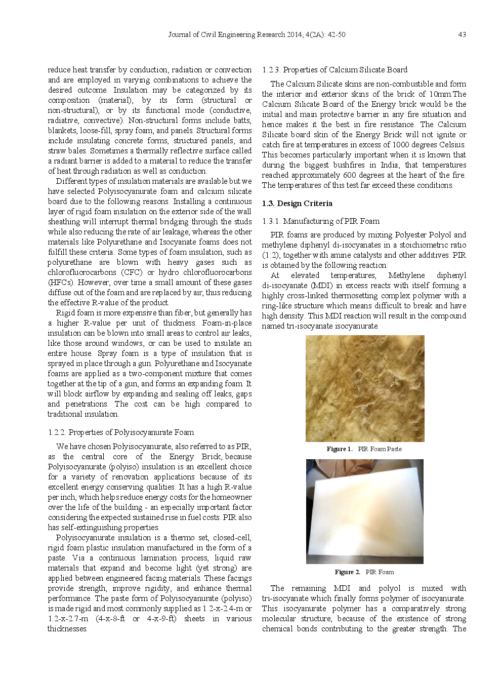 Mechanical Properties Of High Energy Bricks Using Polyisocyanurate Foam - Page 3