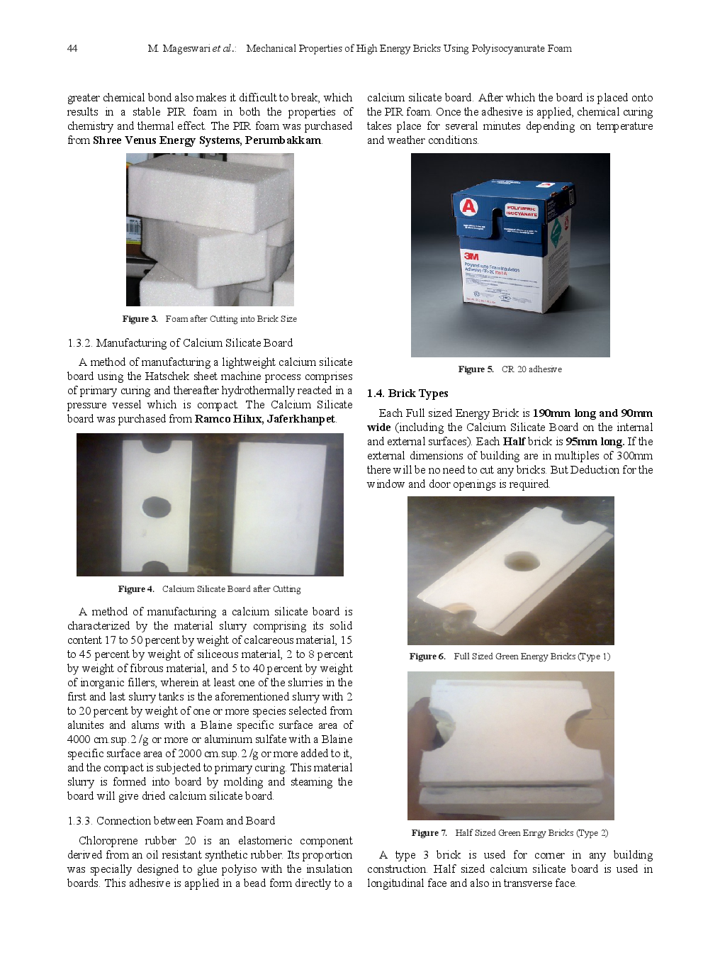 Mechanical Properties Of High Energy Bricks Using Polyisocyanurate Foam - Page 4