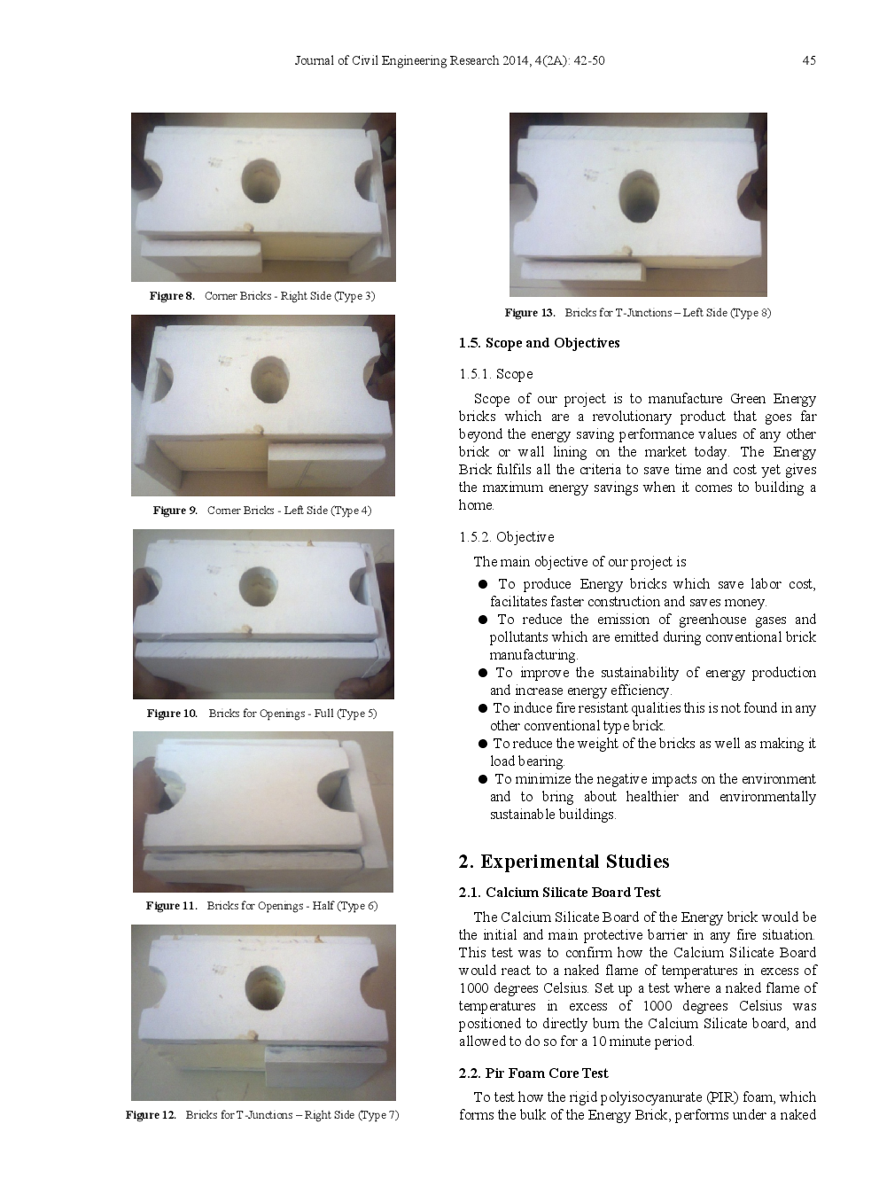 Mechanical Properties Of High Energy Bricks Using Polyisocyanurate Foam - Page 5