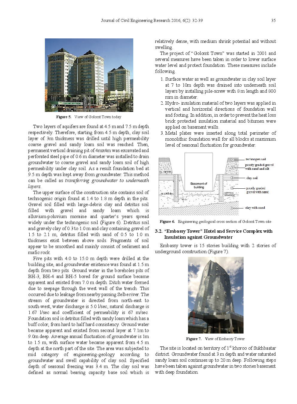 Methods For Groundwater Lowering And Construction Of Drainage System Under Buildings In Ulaanbaatar City - Page 5