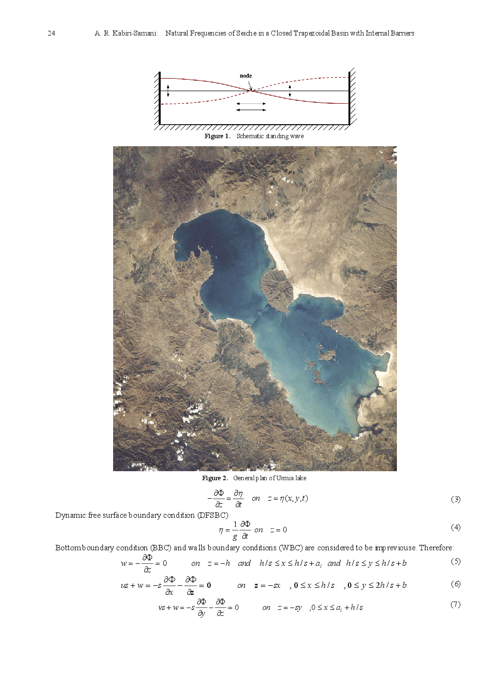 Natural Frequencies Of Seiche In A Closed Trapezoidal Basin With Internal Barriers - Page 4