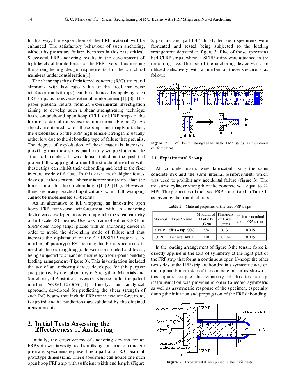 Shear Strengthening Of RC Beams With FRP Strips And Novel Anchoring - Page 3