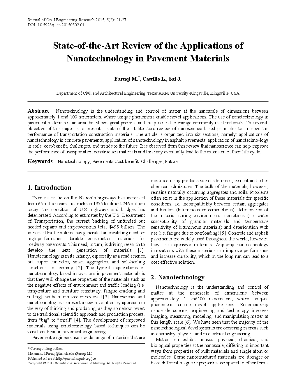 State-Of-The-Art Review Of The Applications Of Nanotechnology In Pavement Materials - Page 2