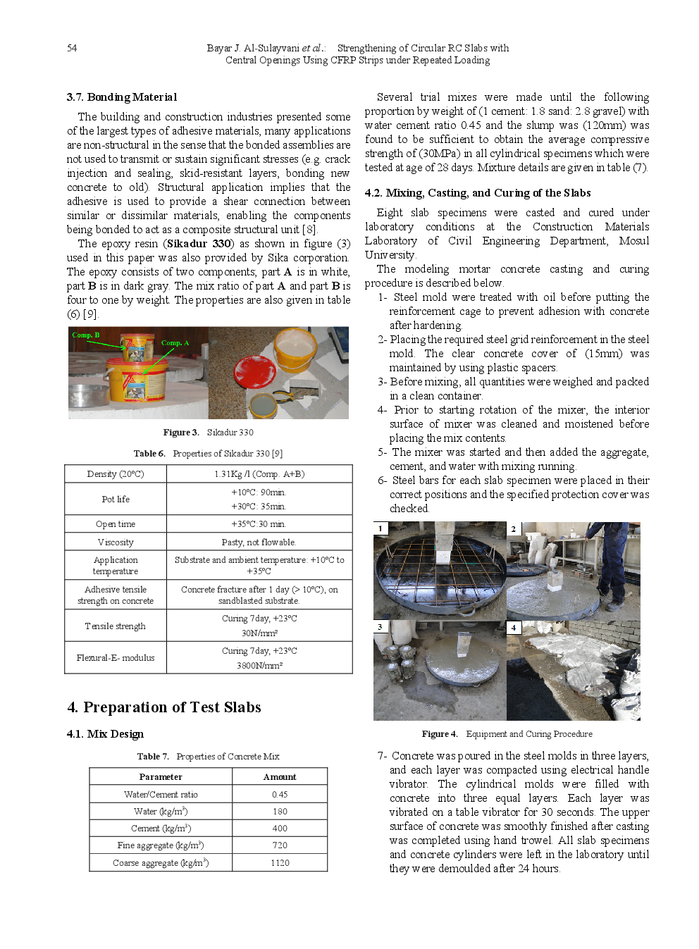 Strengthening Of Circular RC Slabs With Central Openings Using CFRP Strips Under Repeated Loading - Page 5