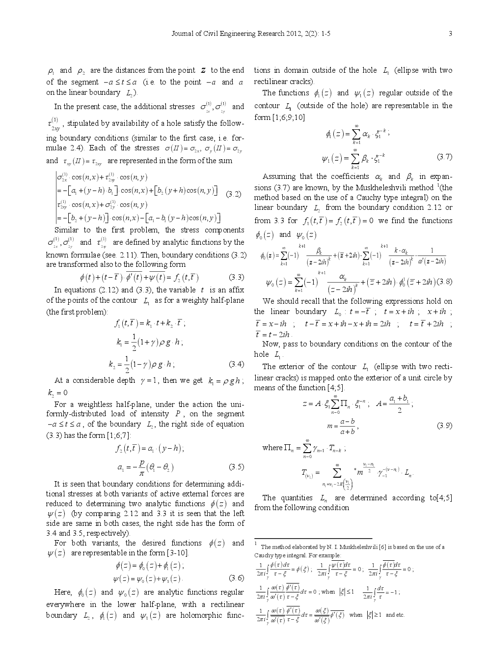 Stress Concentration Near A Half-Plane Weakening Hole - Page 4