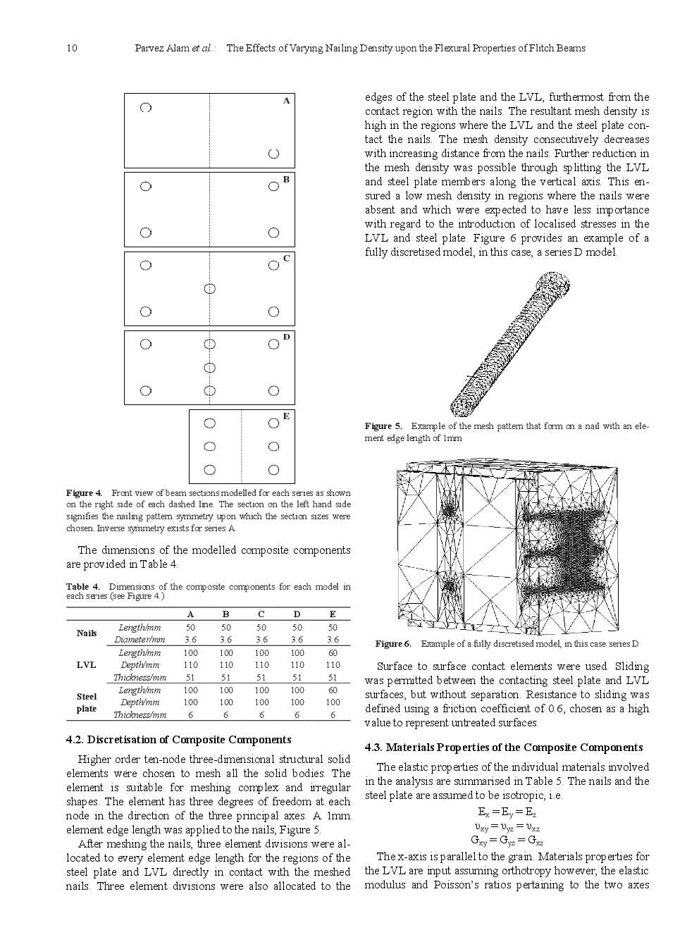 The Effects Of Varying Nailing Density Upon The Flexural Properties Of Flitch Beams - Page 5