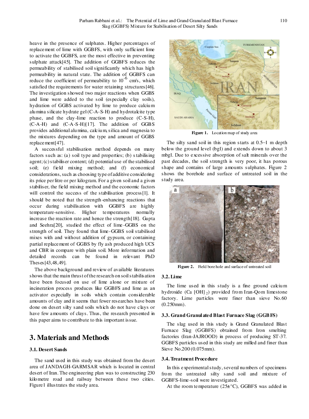 The Potential Of Lime And Grand Granulated Blast Furnace Slag (GGBFS) Mixture For Stabilisation Of Desert Silty Sands - Page 4