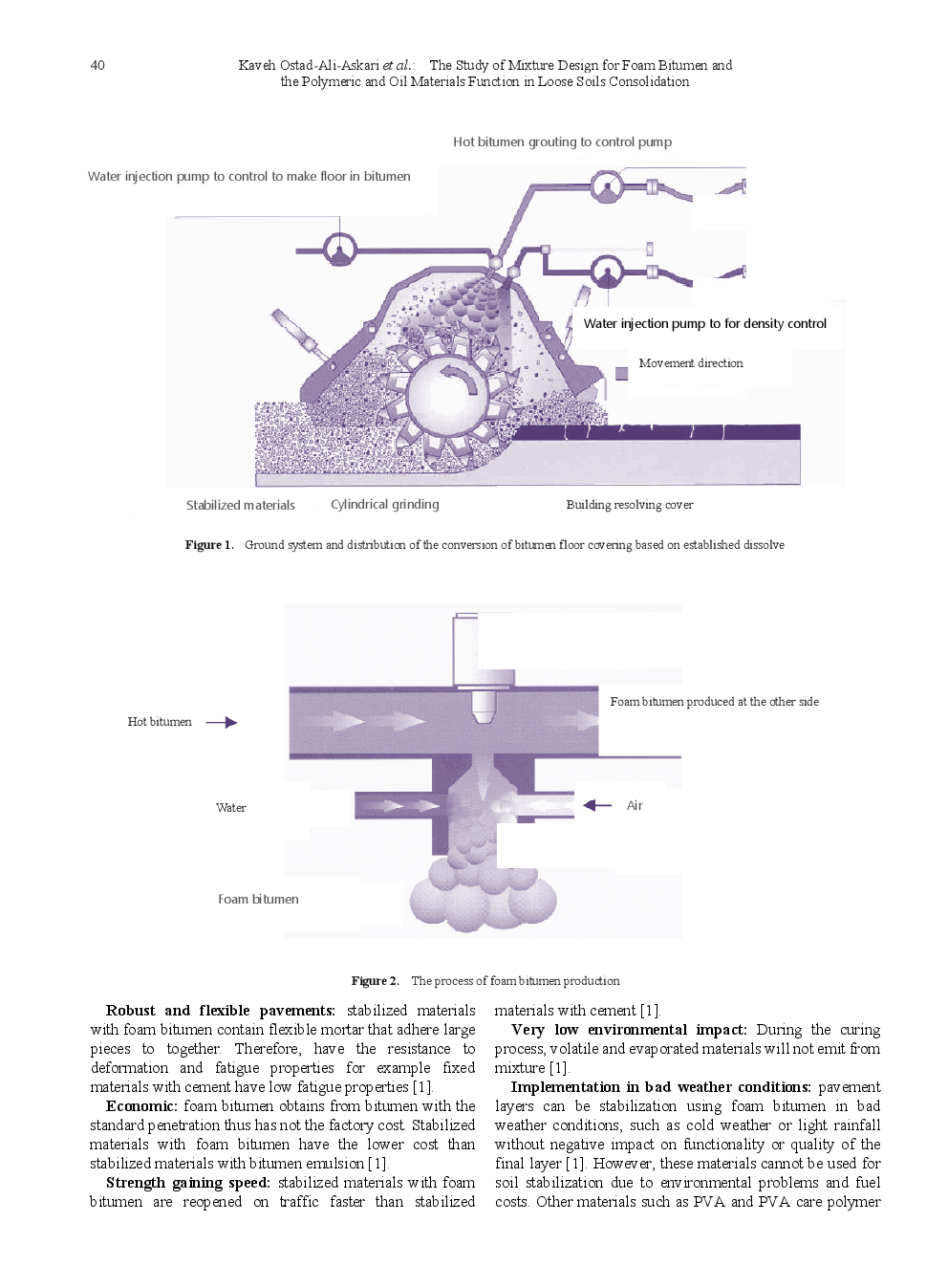 The Study Of Mixture Design For Foam Bitumen And The Polymeric And Oil Materials Function In Loose Soils Consolidation - Page 3