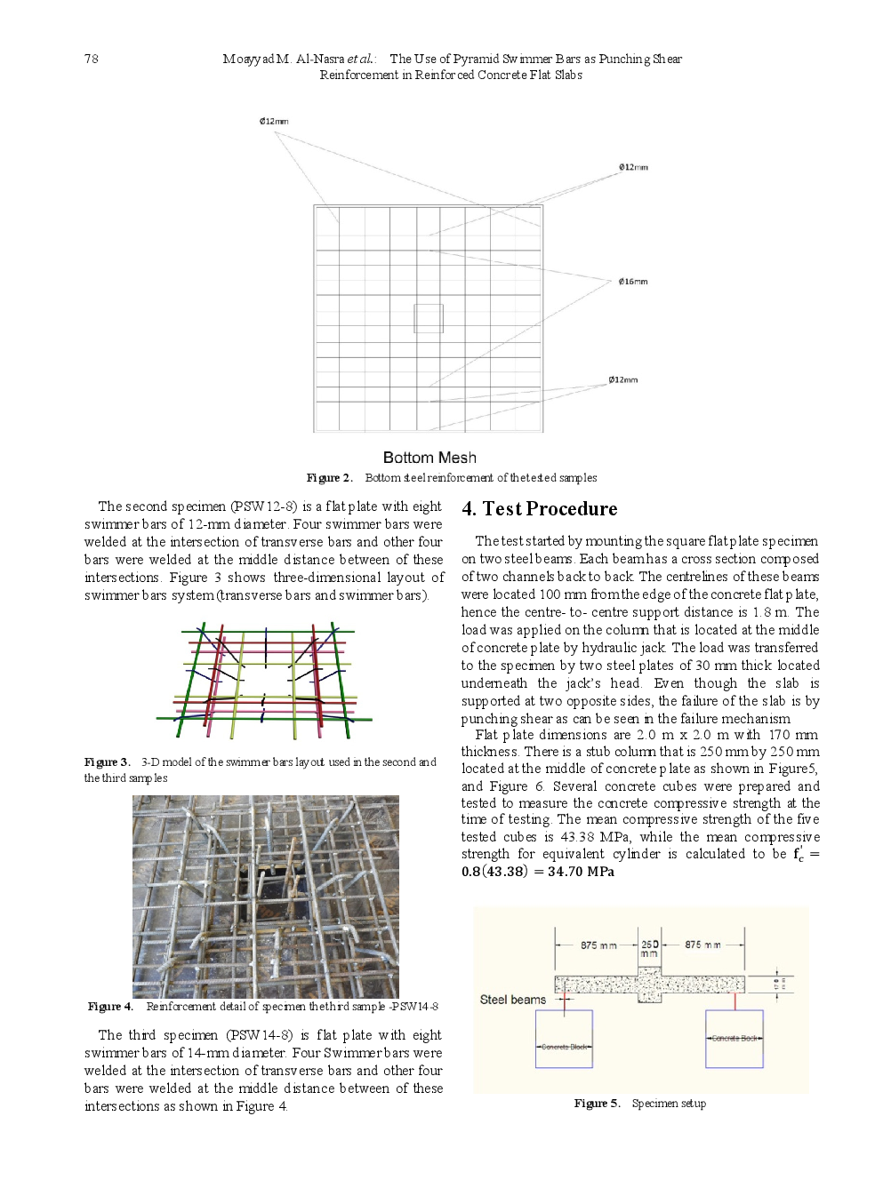 The Use Of Pyramid Swimmer Bars as Punching Shear Reinforcement In Reinforced Concrete Flat Slabs - Page 5