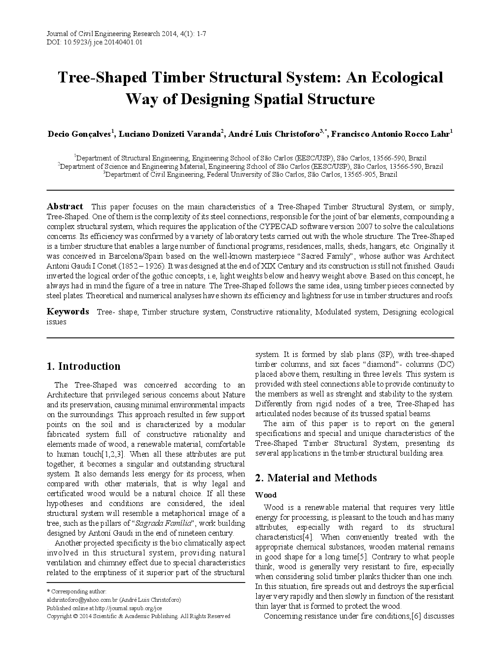 Tree-Shaped Timber Structural System An Ecological Way Of Designing Spatial Structure - Page 2