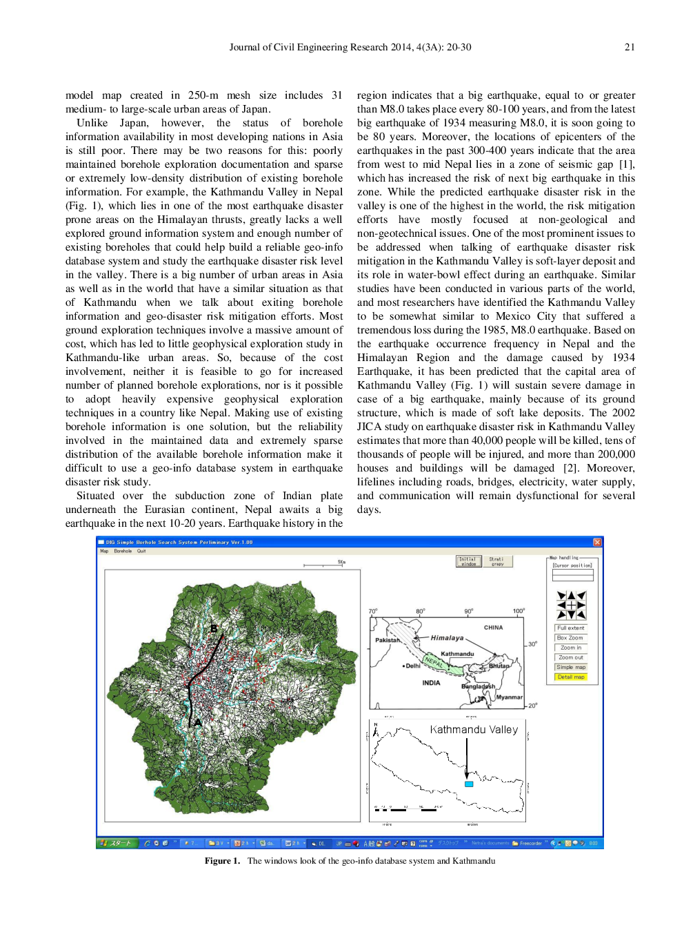 Use Of A Sparse Geo-Info Database And Ambient Ground Vibration Survey In Earthquake Disaster Risk Study - A Case Of Kathmandu Valley - Page 3