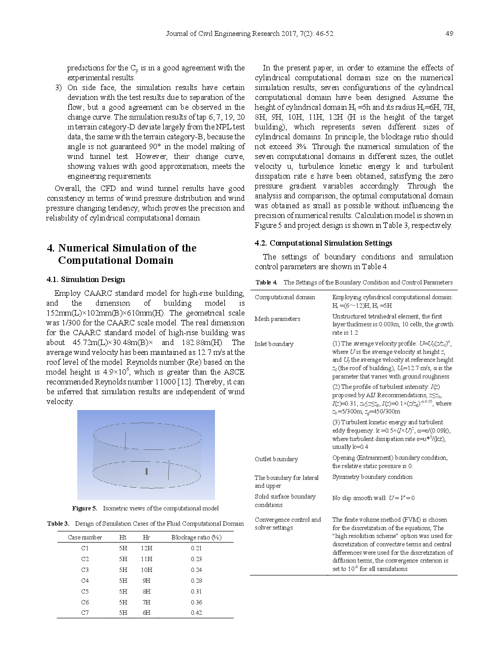 Wind Pressure On High-Rise Buildings A Numerical Simulation Of Computational Domain - Page 5