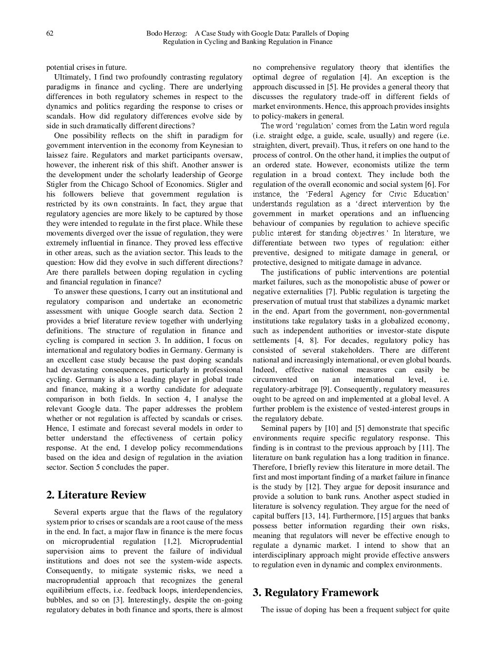 A Case Study With Google Data Parallels Of Doping Regulation In Cycling And Banking Regulation In Finance - Page 3