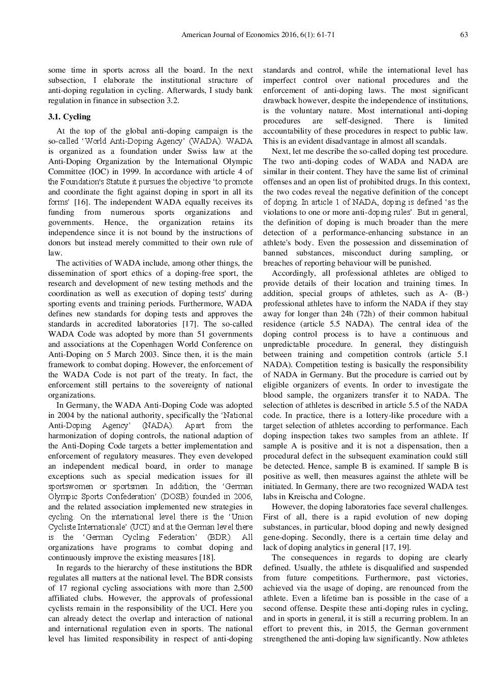 A Case Study With Google Data Parallels Of Doping Regulation In Cycling And Banking Regulation In Finance - Page 4
