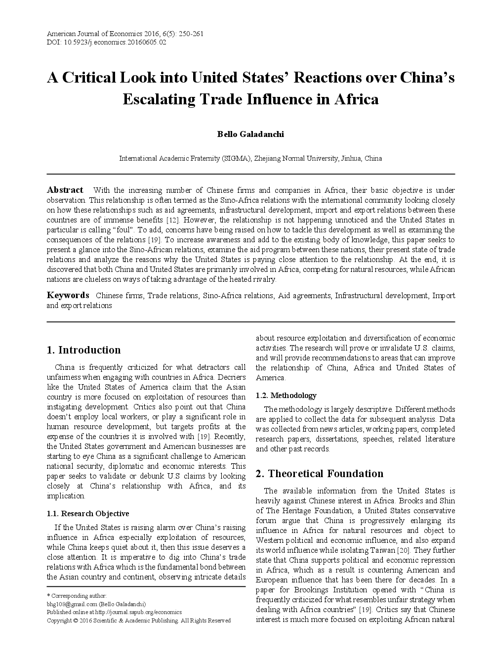 A Critical Look Into United States' Reactions Over China's Escalating Trade Influence In Africa - Page 2