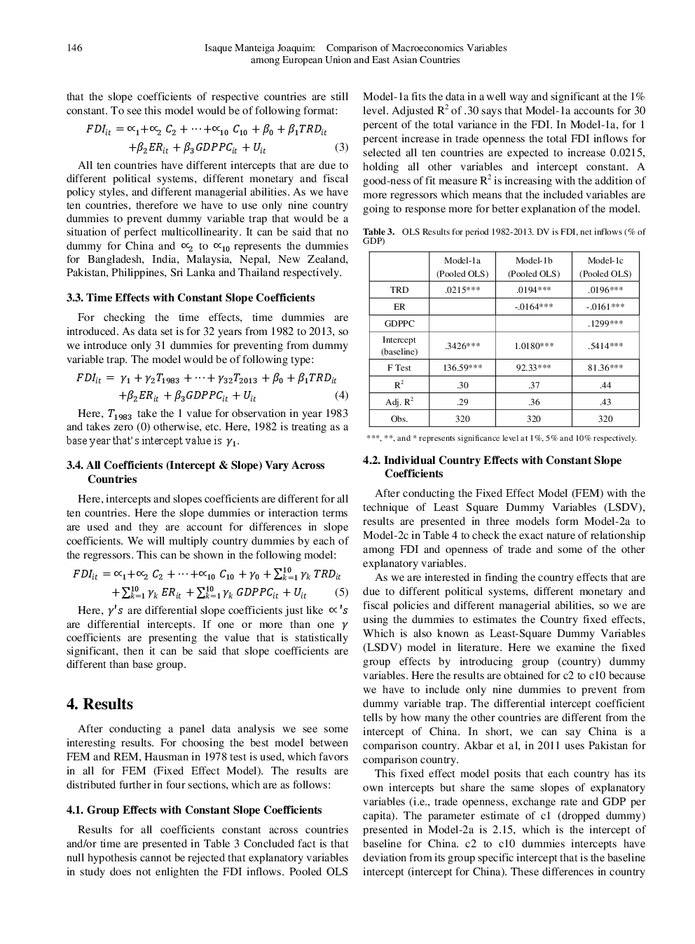 Comparison Of Macroeconomics Variables Among European Union And East Asian Countries - Page 5