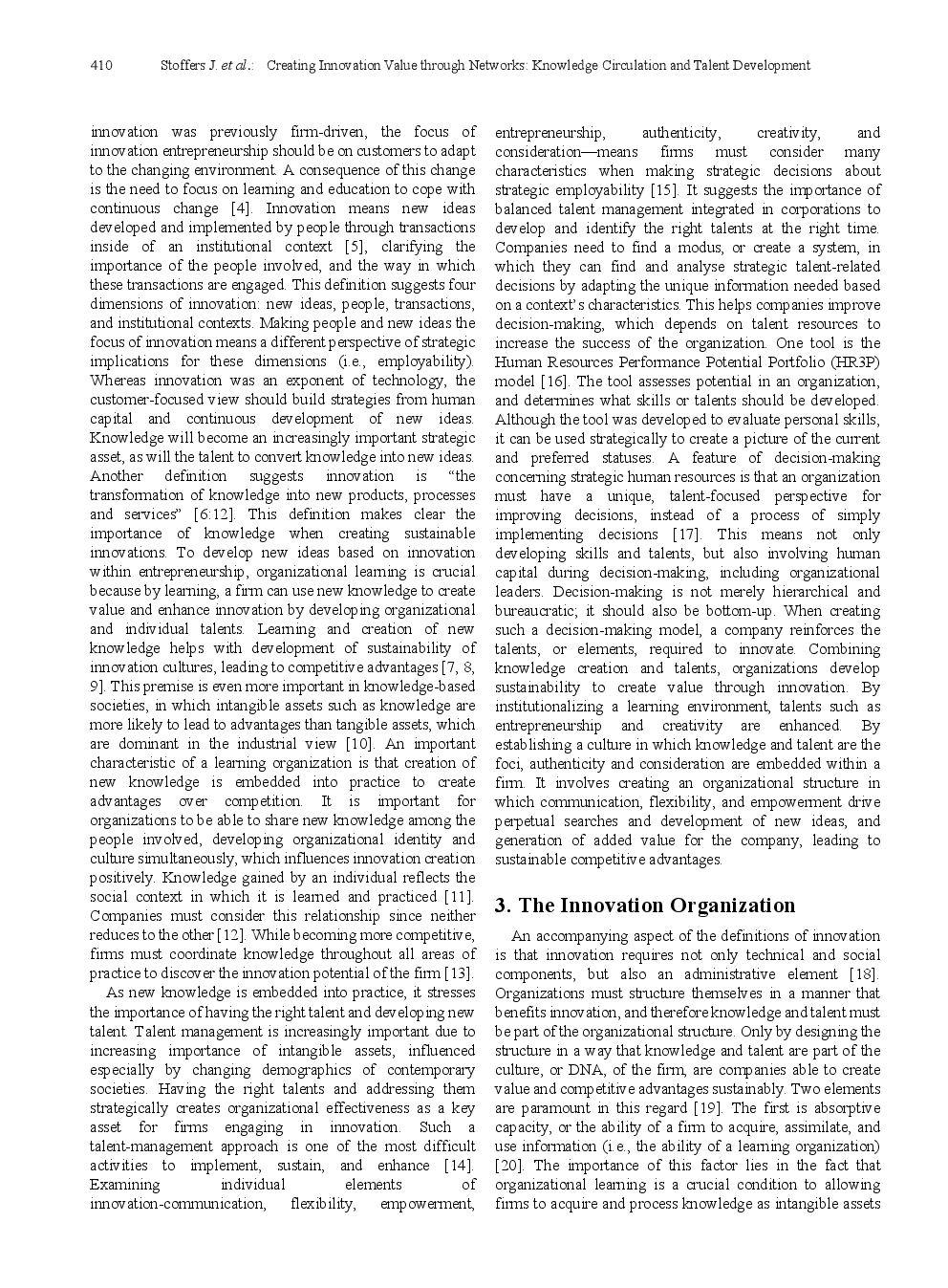 Creating Innovation Value Through Networks Knowledge Circulation And Talent Development - Page 3