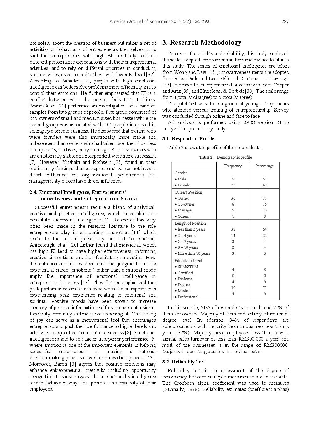 Emotional Intelligence And Entrepreneurs' Innovativeness Towards Entrepreneurial Success A Preliminary Study - Page 4