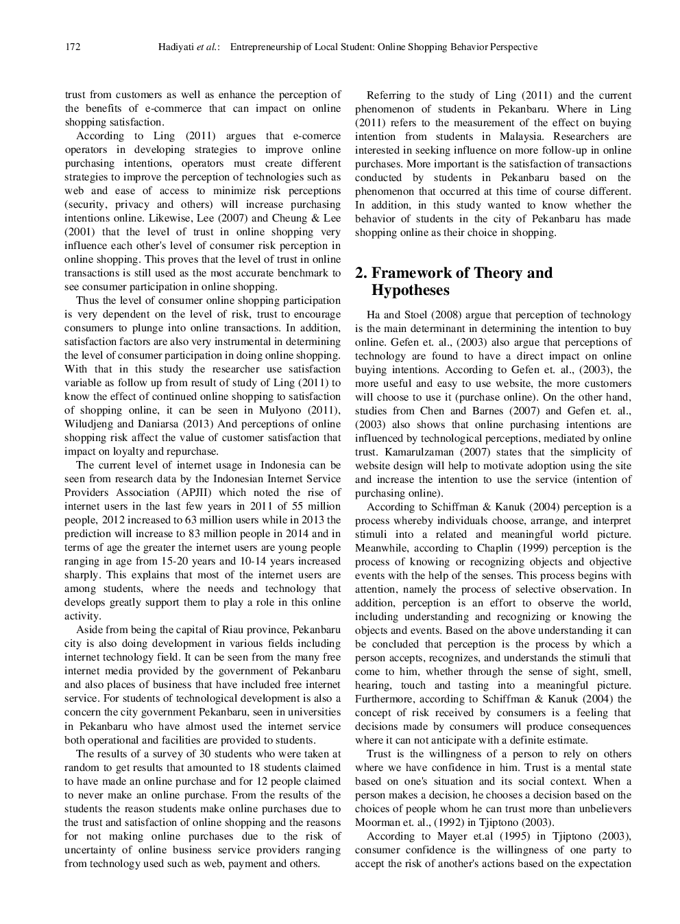 Entrepreneurship Of Local Student Online Shopping Behavior Perspective - Page 3