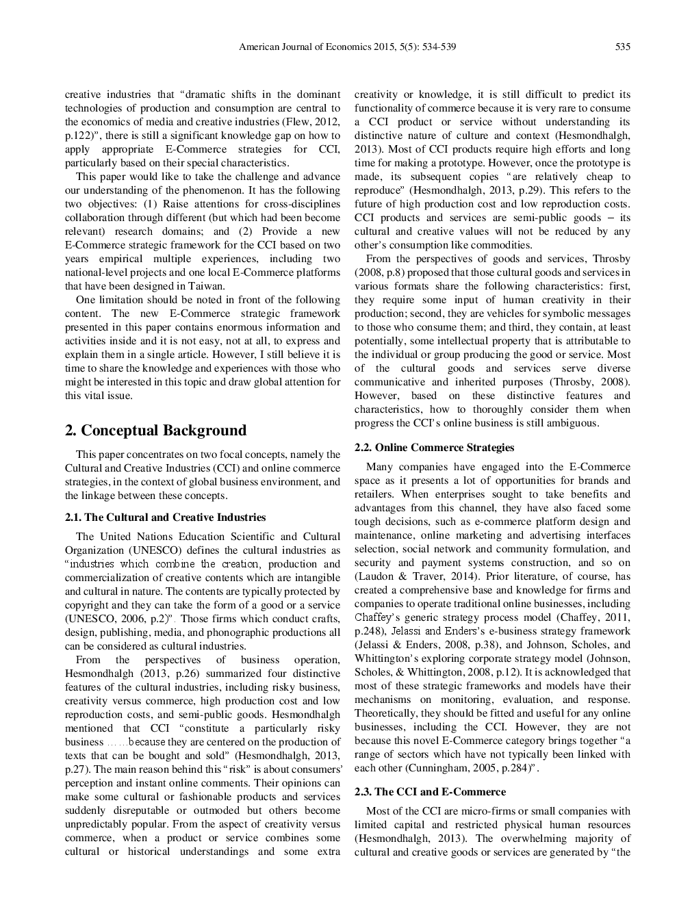 Facilitating Cultural And Creative Industries To Engage The Internet Era A New E-Commerce Strategic Framework - Page 3