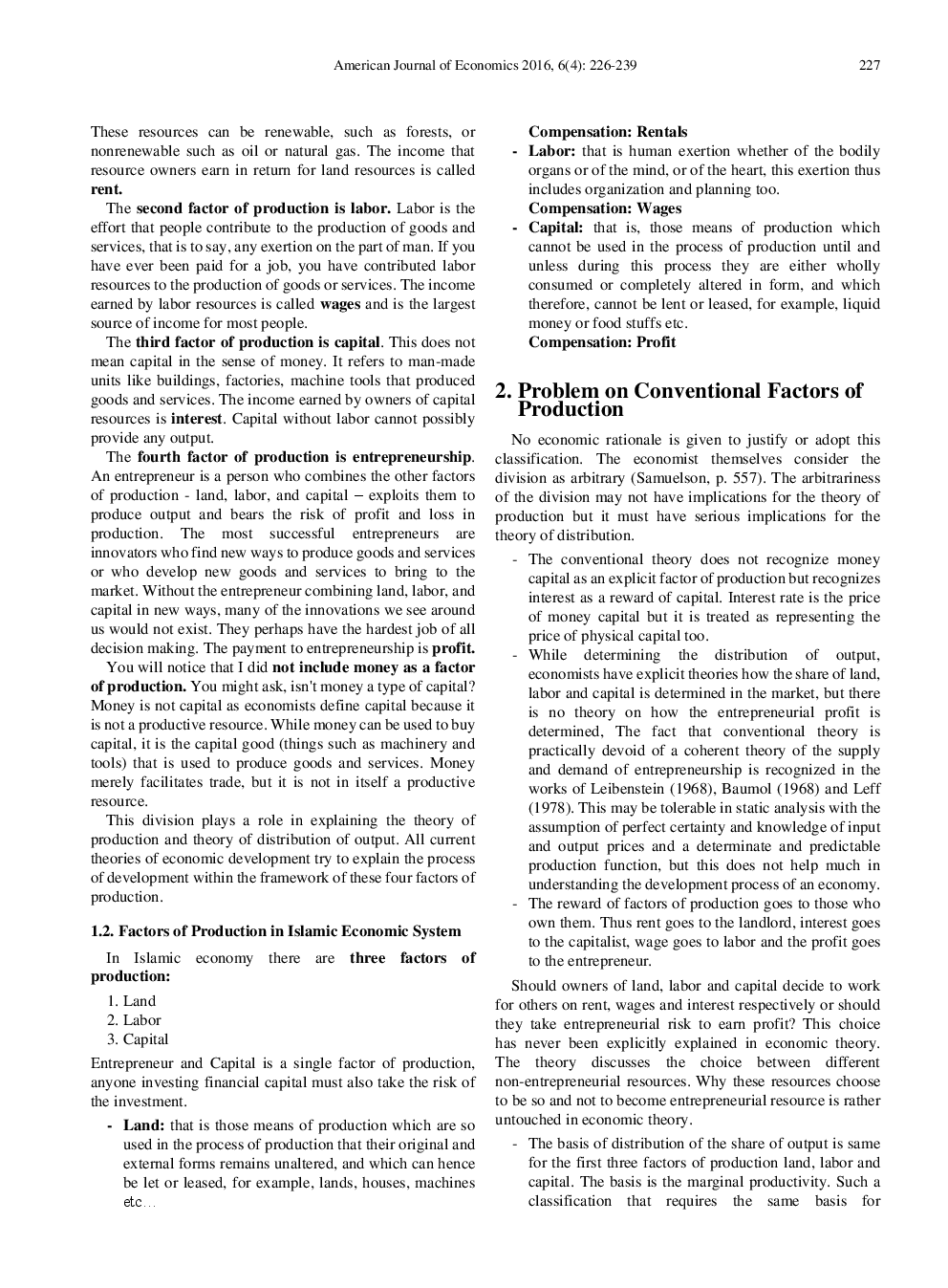 Financial Capital An Entrepreneurial Factor Of Production - Page 3