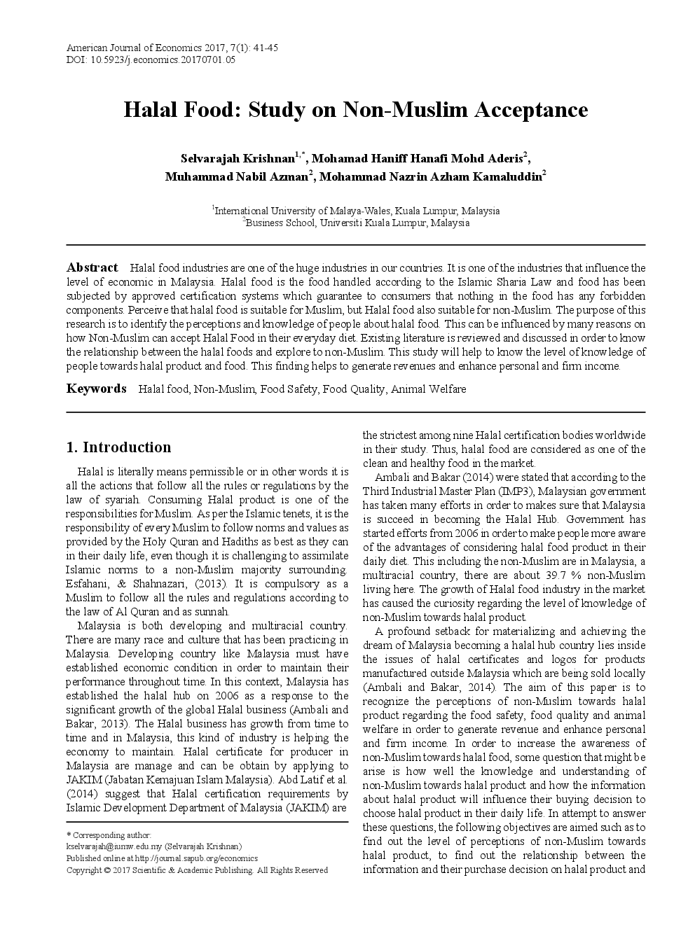 Halal Food Study On Non-Muslim Acceptance - Page 2