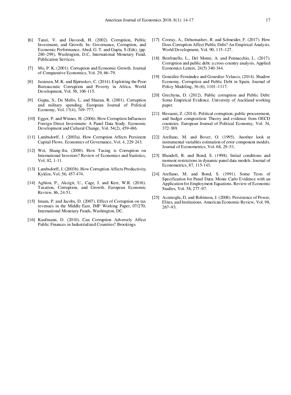Impact Of Corruption On Public Debt Evidence From Sub-Saharan African Countries - Page 5