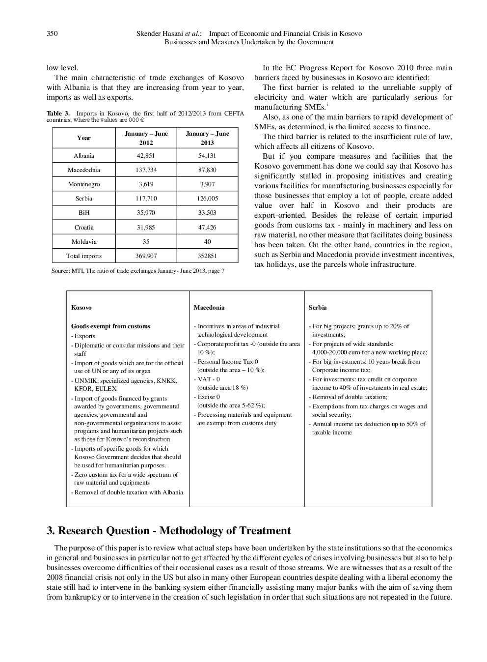 Impact Of Economic And Financial Crisis In Kosovo Businesses And Measures Undertaken By The Government - Page 5