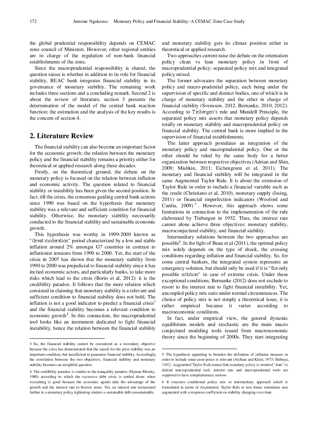 Monetary Policy And Financial Stability A CEMAC Zone Case Study - Page 3