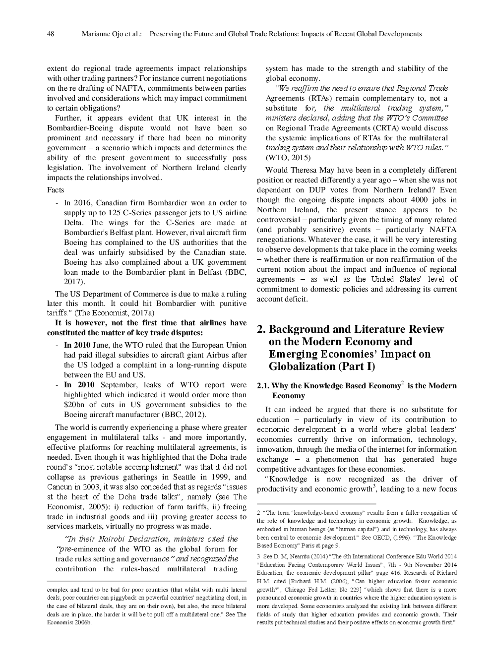 Preserving The Future And Global Trade Relations Impacts Of Recent Global Developments - Page 3