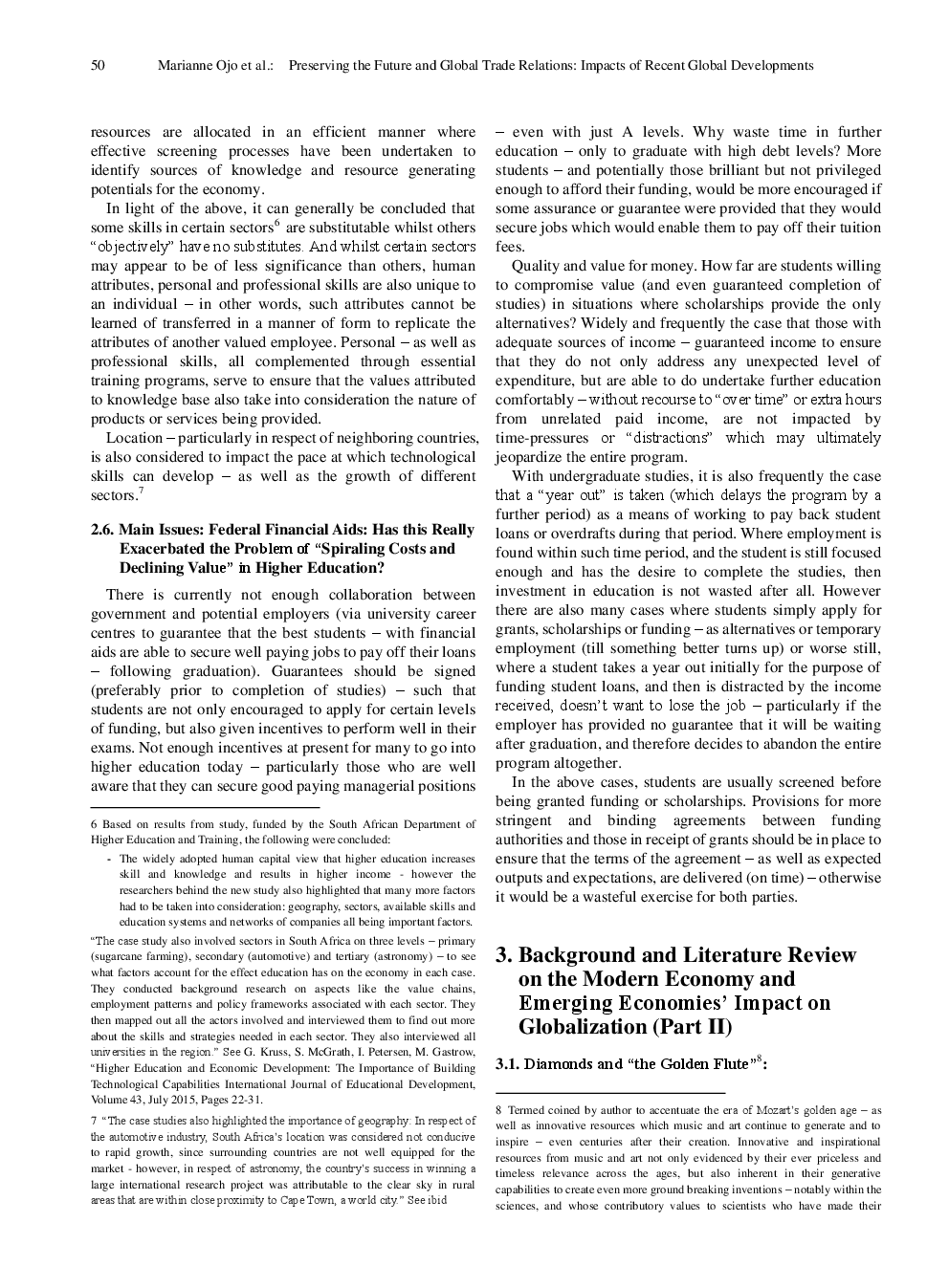 Preserving The Future And Global Trade Relations Impacts Of Recent Global Developments - Page 5