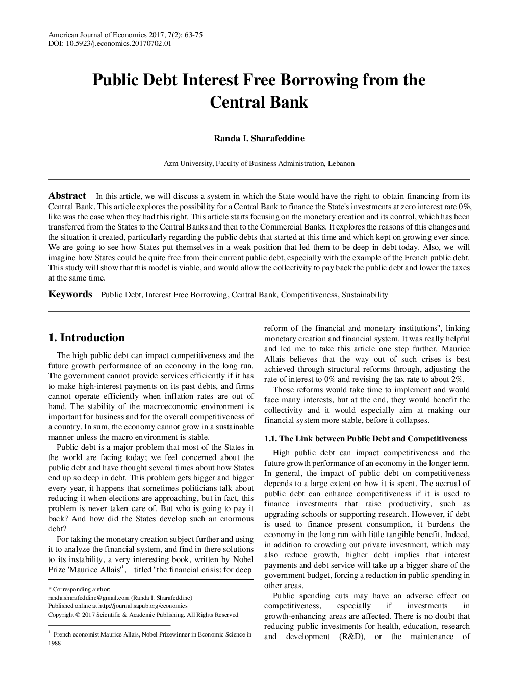 Public Debt Interest Free Borrowing From The Central Bank - Page 2