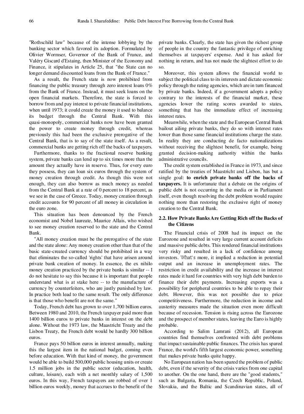 Public Debt Interest Free Borrowing From The Central Bank - Page 5