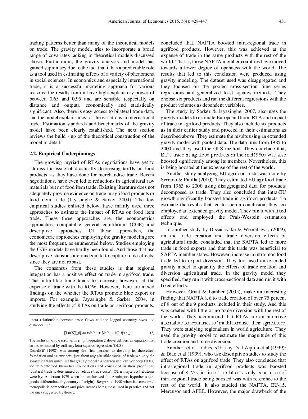 Regional Integration And Trade In Agrifood Products Evidence From The East African Community (EAC) - Page 5